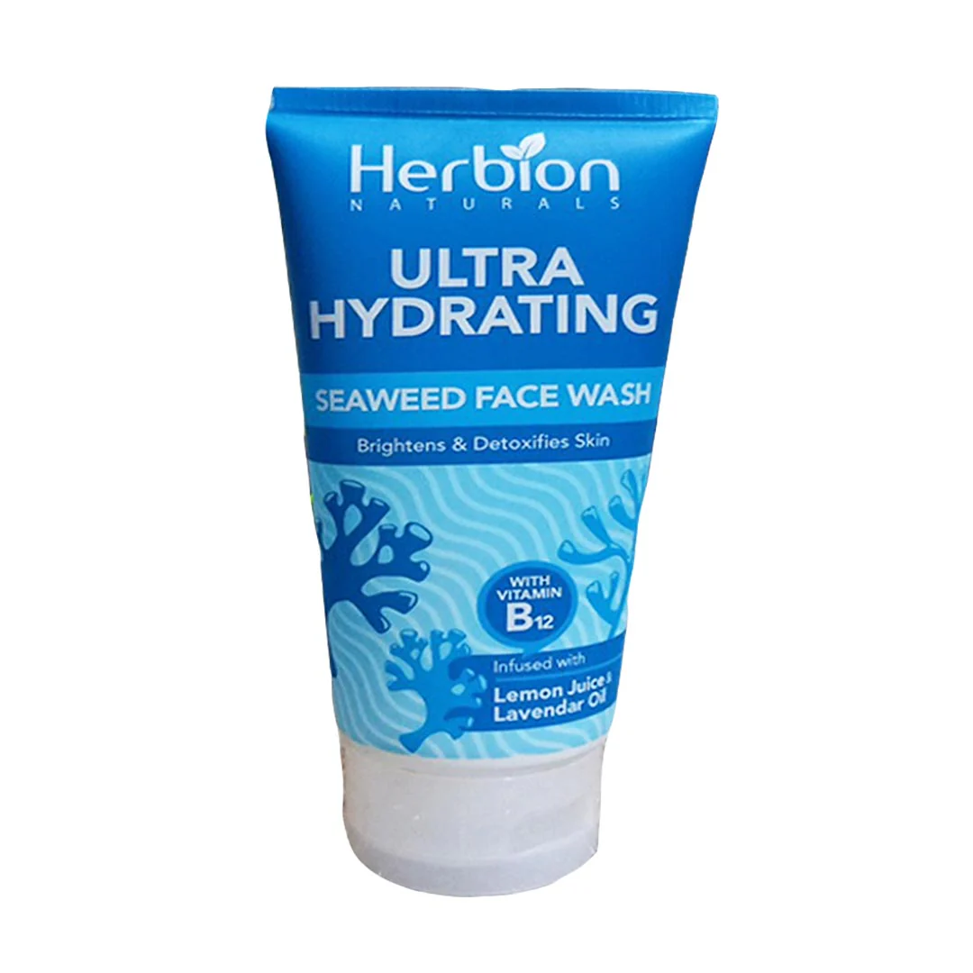 Herbion Seaweed Whitening Face Wash, 100ml - Image 2