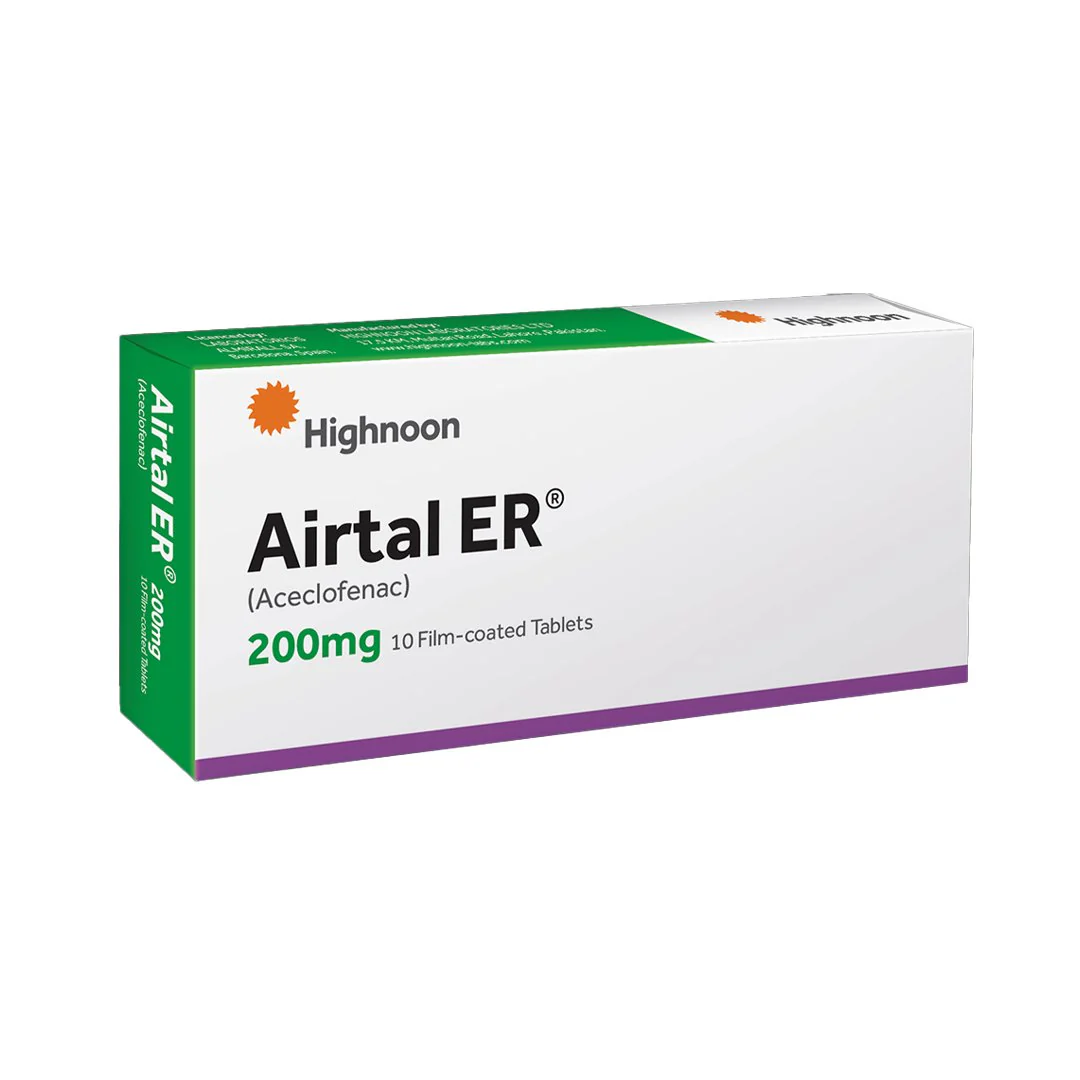 Airtal ER 200mg Tablets, 10 Ct - Highnoon