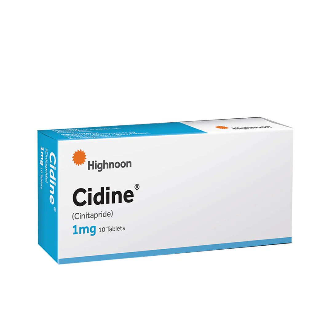 Cidine (Cinitapride) 1 mg, 10 Ct - Highnoon