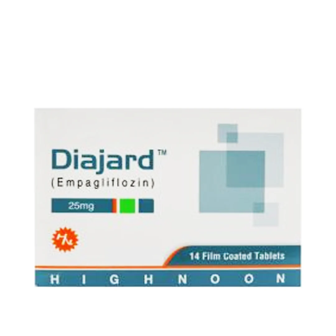 Diajard (Empagliflozin) 25mg Tablets, 14 Ct - Highnoon