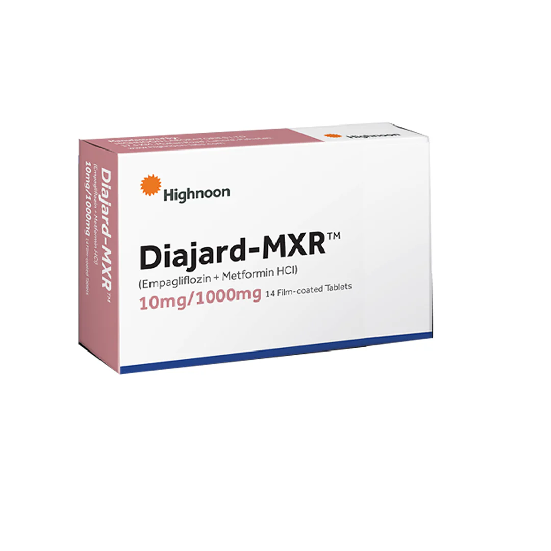 Diajard-MXR (Empagliflozin/Metformin) 10mg/1000mg Tablets, 14 Ct - Highnoon