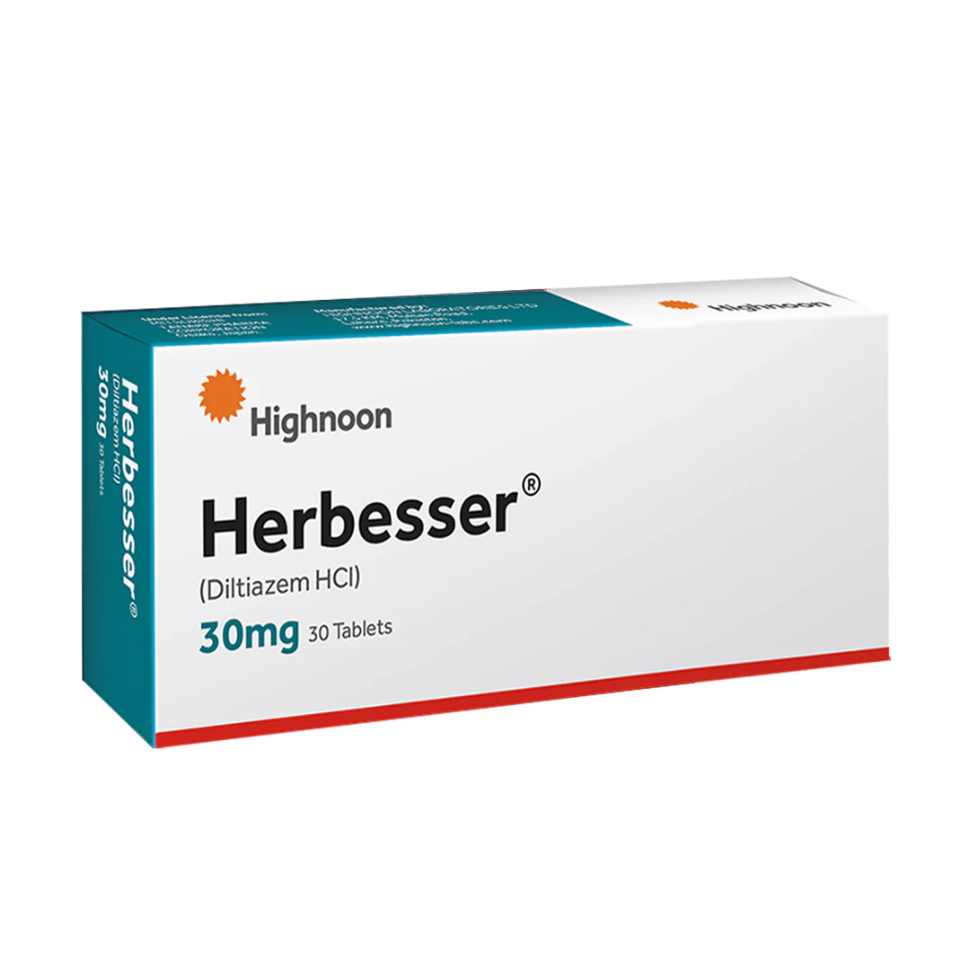 Herbesser (Diltiazem) 30mg, 30 Ct - Highnoon