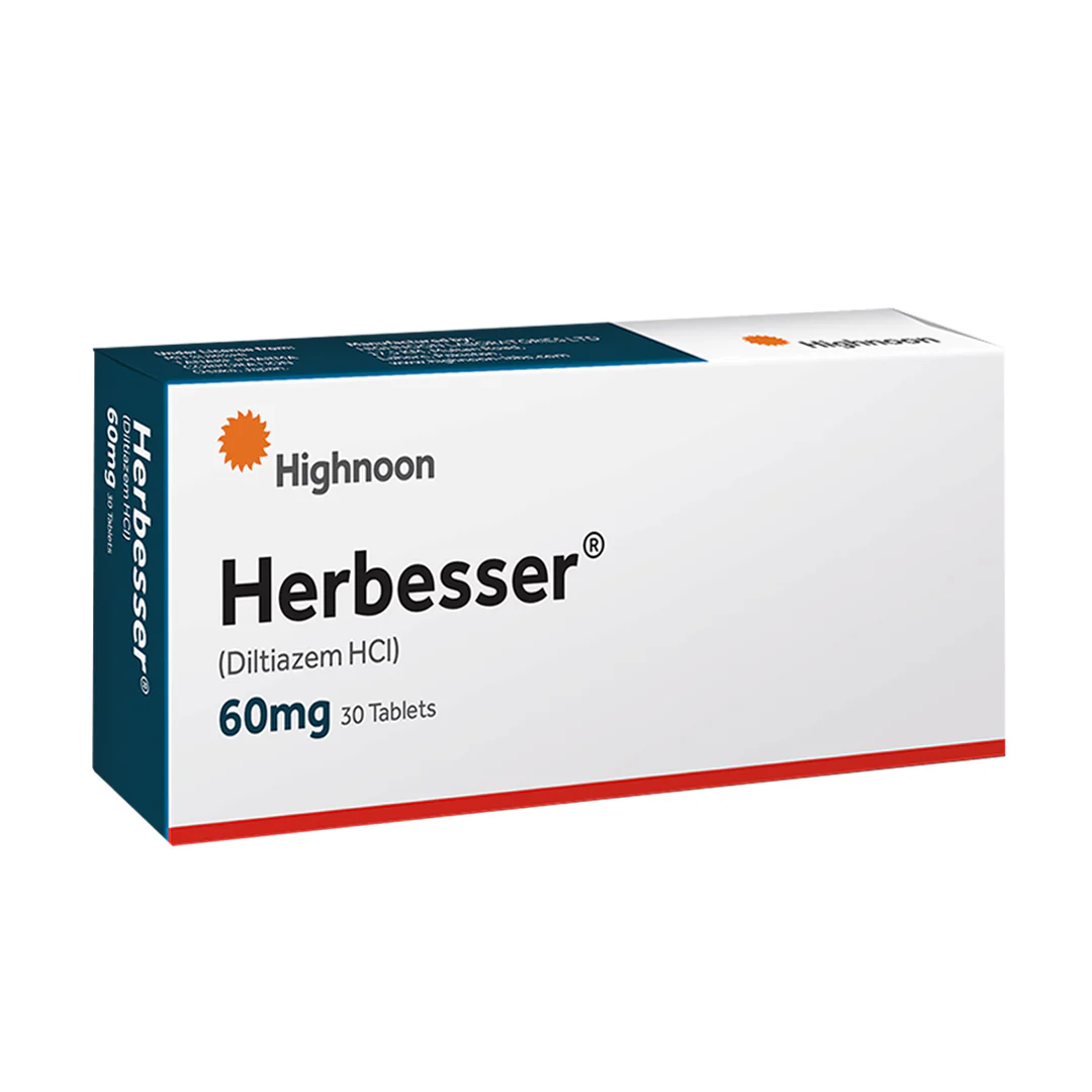 Herbesser (Diltiazem) 60mg, 30 Ct - Highnoon