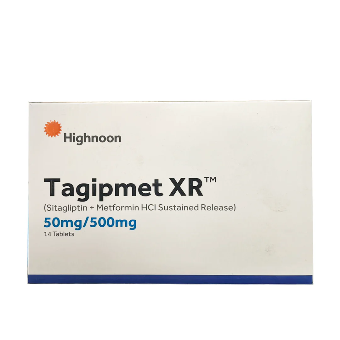 Tagipmet XR (Sitagliptin/Metformin) Tablets 50mg/500mg 14 Ct - Highnoon