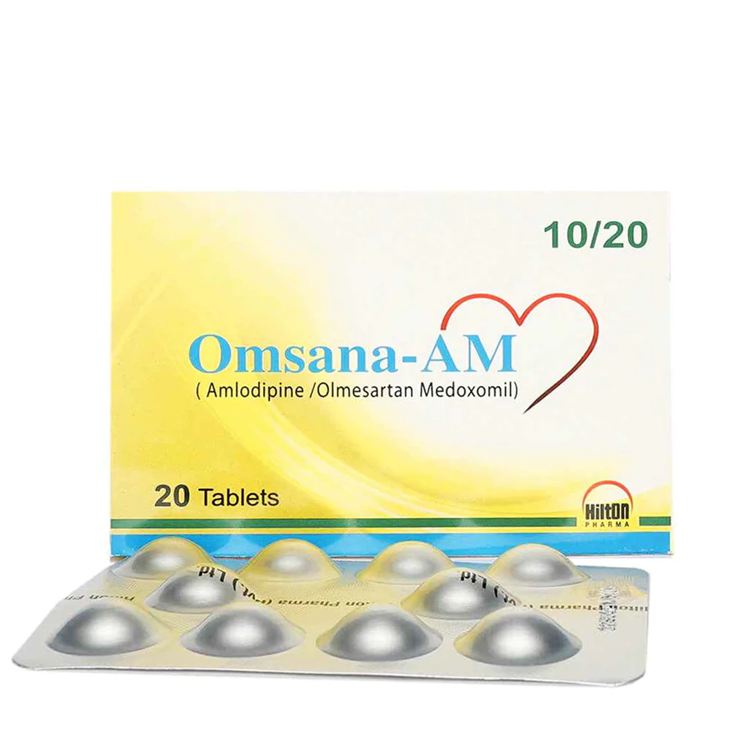 Omsana-AM (Amlodipine/Olmesartan) 10/20mg, 20 Ct - Hilton