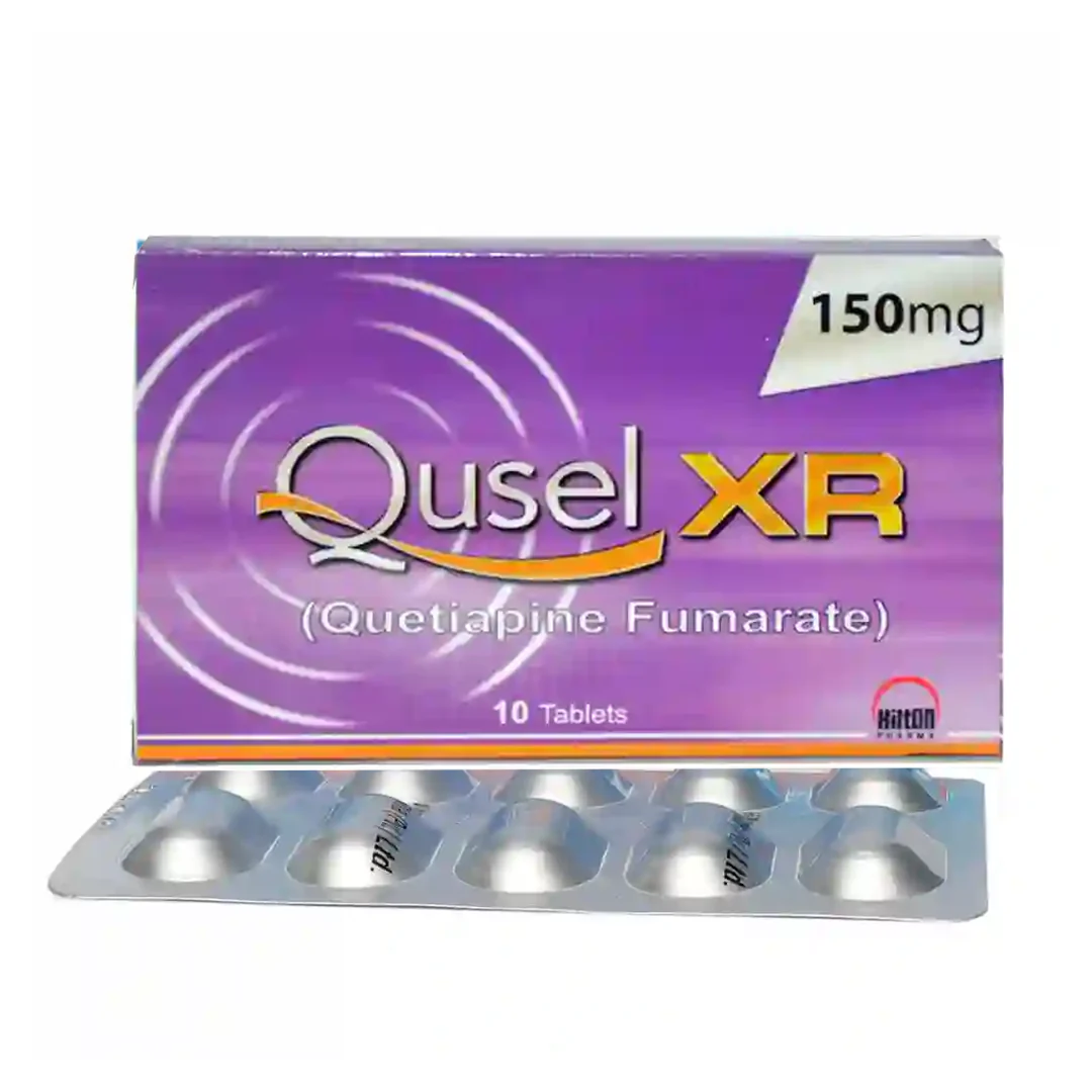 Qusel XR (Quetiapine) 150mg, 10 Ct - Hilton