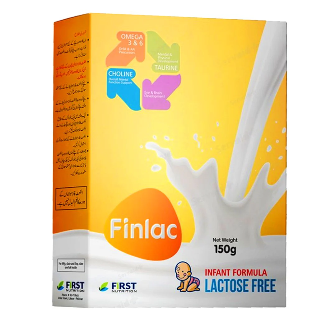 Finlac Lactose Free Infant Formula, 150g - ICU First