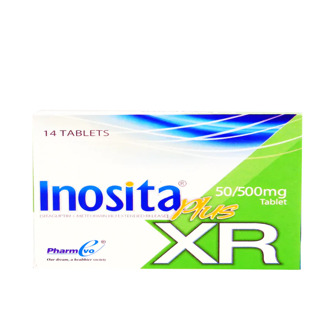 Inosita Plus XR (Sitagliptin/Metformin) 50/500mg, 14 Ct - PharmEvo