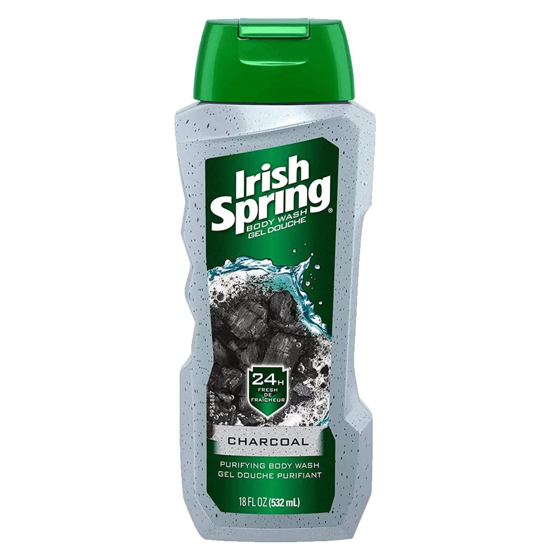 Irish Spring Charcoal Body Wash, 532ml