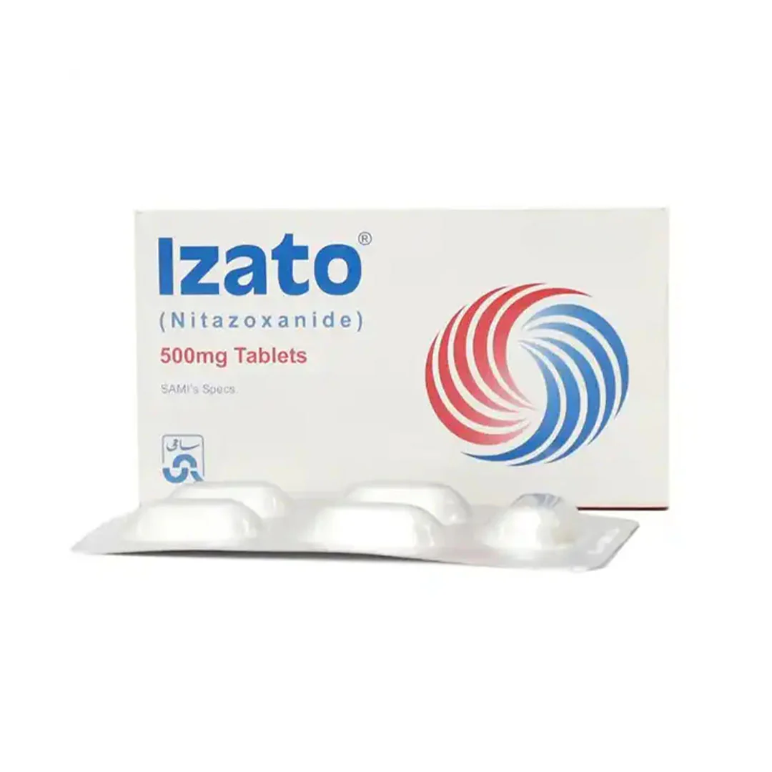 Izato (Nitazoxanide) 500 mg, 20 Ct - Sami Pharma