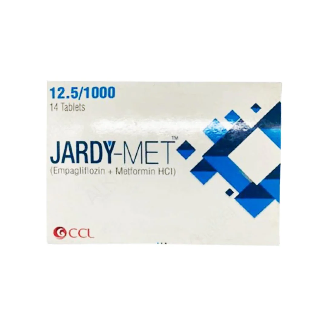 Jardy-Met (Empagliflozin/Metformin) 12.5/1000mg, 14 Ct - CCL