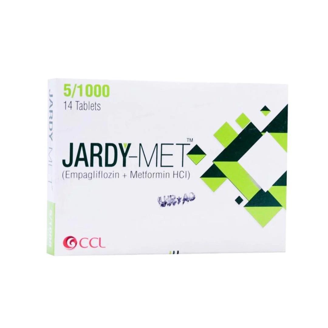 Jardy-Met (Empagliflozin/Metformin) 5/1000mg, 14 Ct - CCL