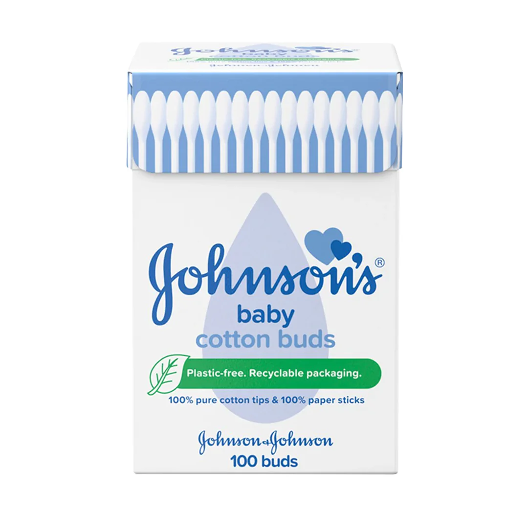 Johnson's Baby Cotton Buds, 100 Ct - Image 2