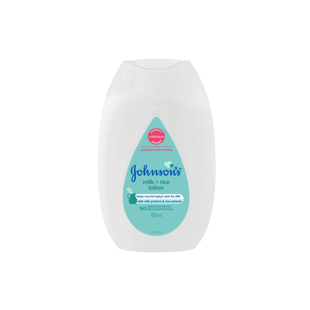 Johnson's Baby Milk + Rice Lotion, 100ml