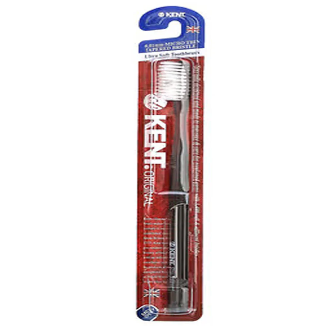 Kent 0.01mm Micro Thin Ultra Soft Toothbrush (Dark Brown), 1 Ct