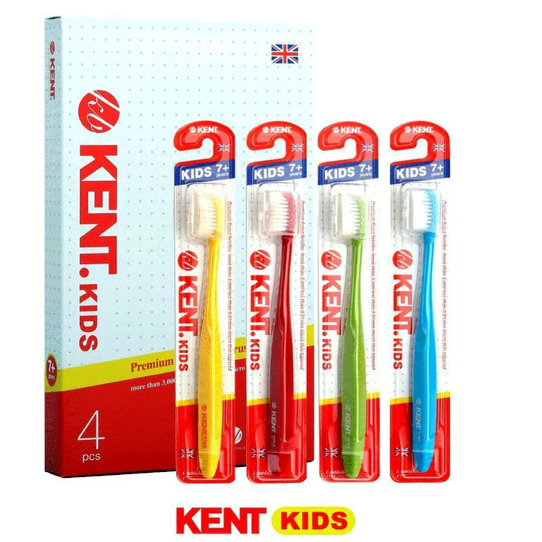 Kent Kids Toothbrush Box, 4 Ct