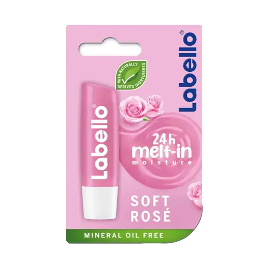 Labello Soft Rose Lip Stick, 4.8g - Image 2