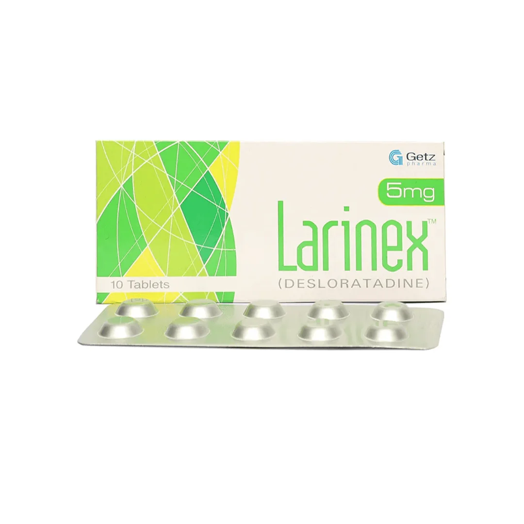 Larinex (Desloratadine) 5mg, 10 Ct - Getz Pharma