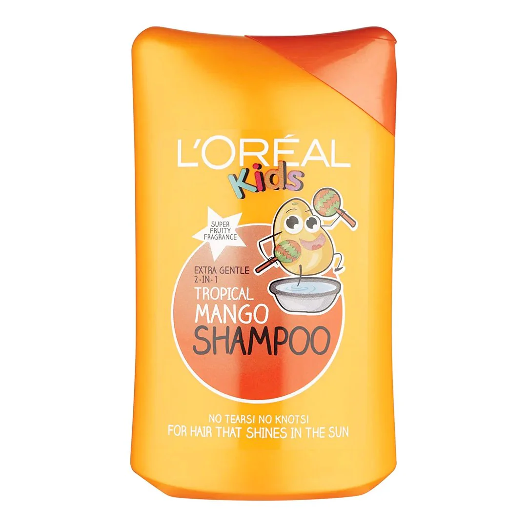 L'oreal Kids Extra Gentle 2-in-1 Tropical Mango Shampoo, 250ml