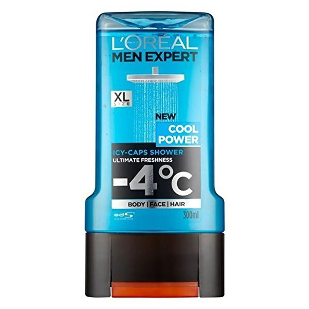 L'Oreal Paris Men Expert Cool Power Icy-Caps Shower Gel, 300ml