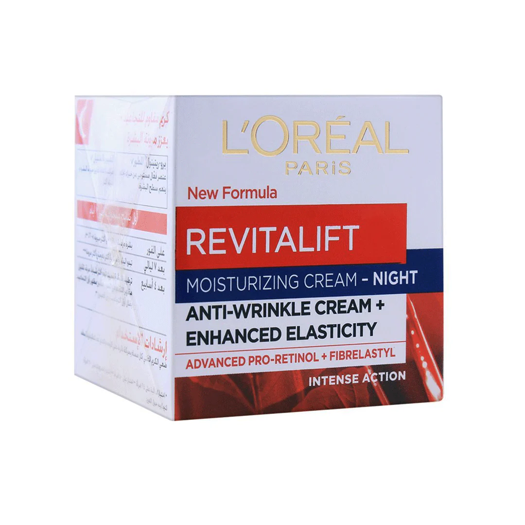 L'Oreal Paris Revitalift Moisturizing Night Cream, 50ml - Image 2