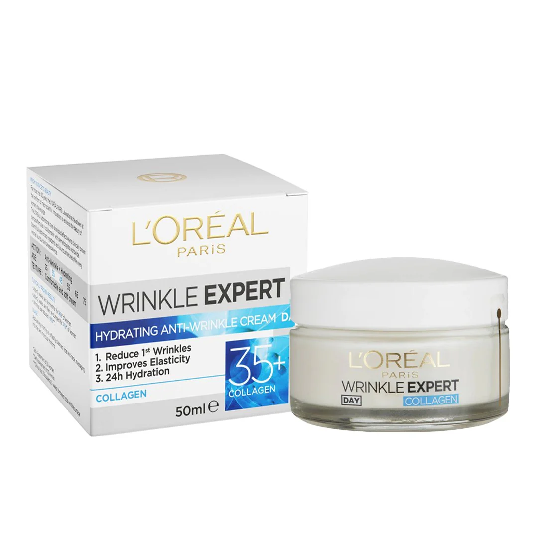 L'Oreal Paris Wrinkle Expert Anti-Wrinkle Hydrating Day Cream 35+ Collagen, 50ml