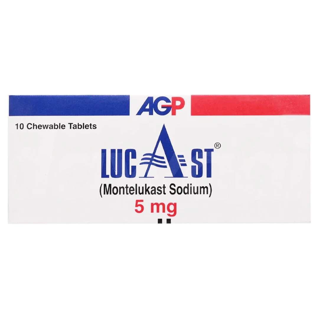 Lucast (Montelukast) 5mg, 10 Ct - AGP