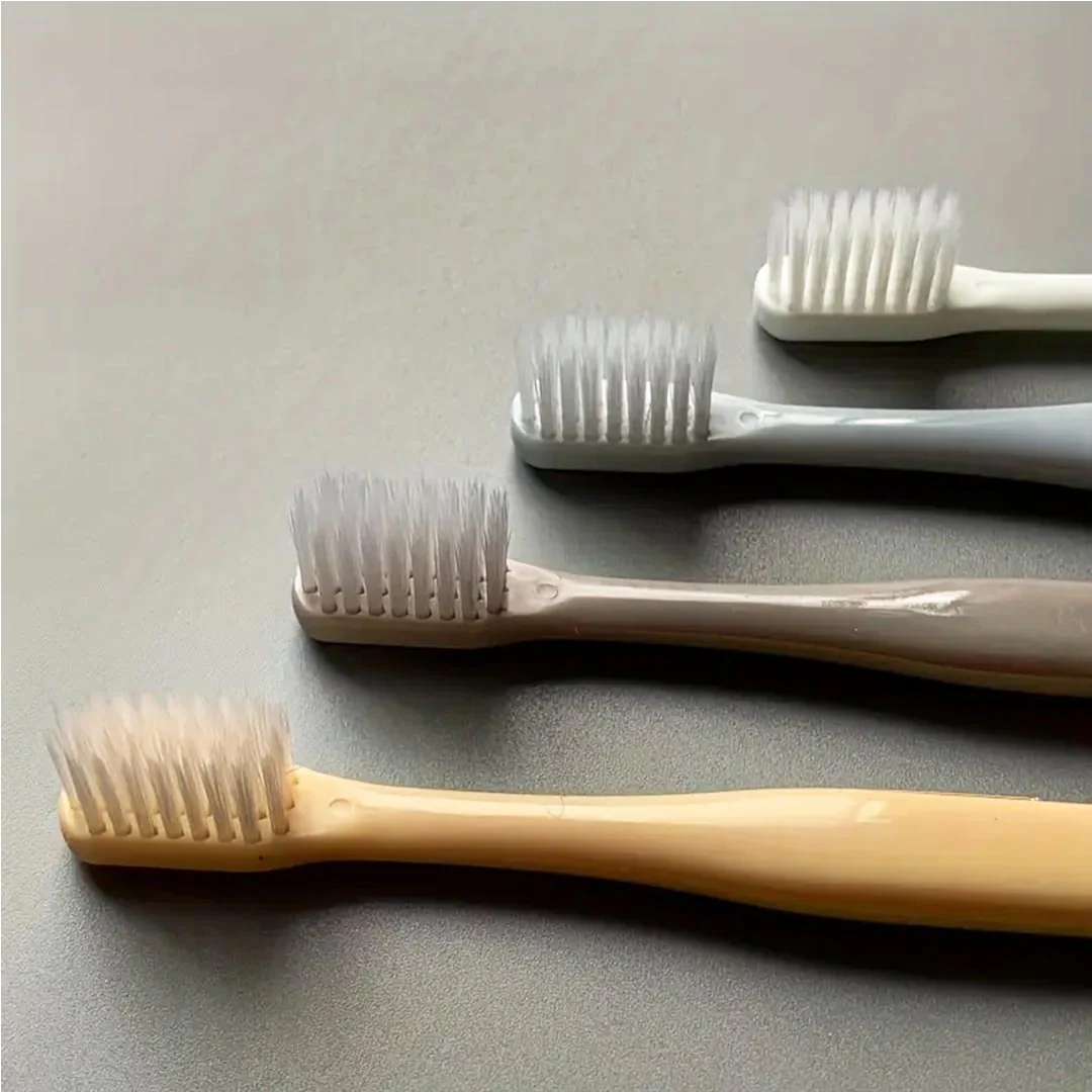 Macaron Soft Microfiber Bristle Toothbrush, 4 Ct - Image 3