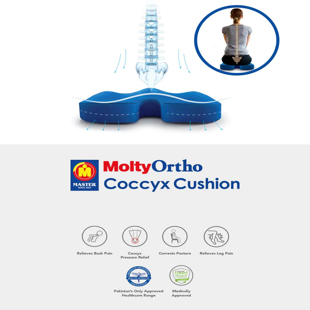 Master Molty Ortho Coccyx Cushion - Image 2