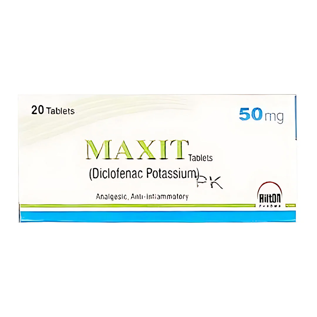 Maxit (Diclofenac) 50mg, 20 Ct - Hilton