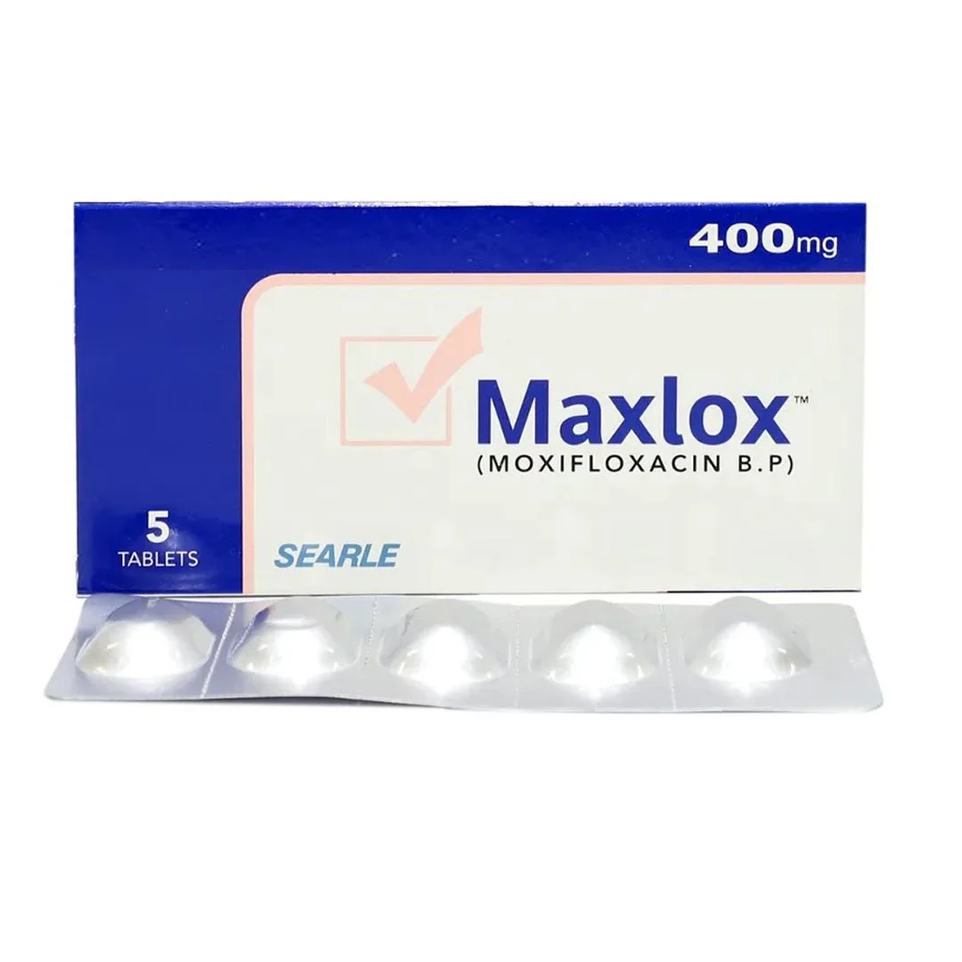 Maxlox (Moxifloxacin) 400mg, 5 Ct - Searle