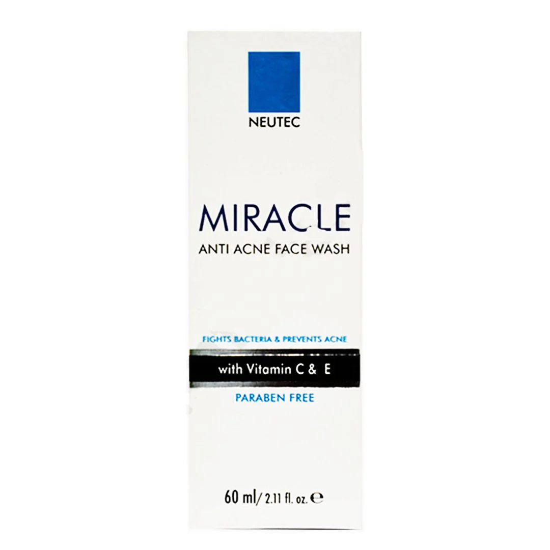 Miracle Anti Acne Face Wash 60ml - Neutec