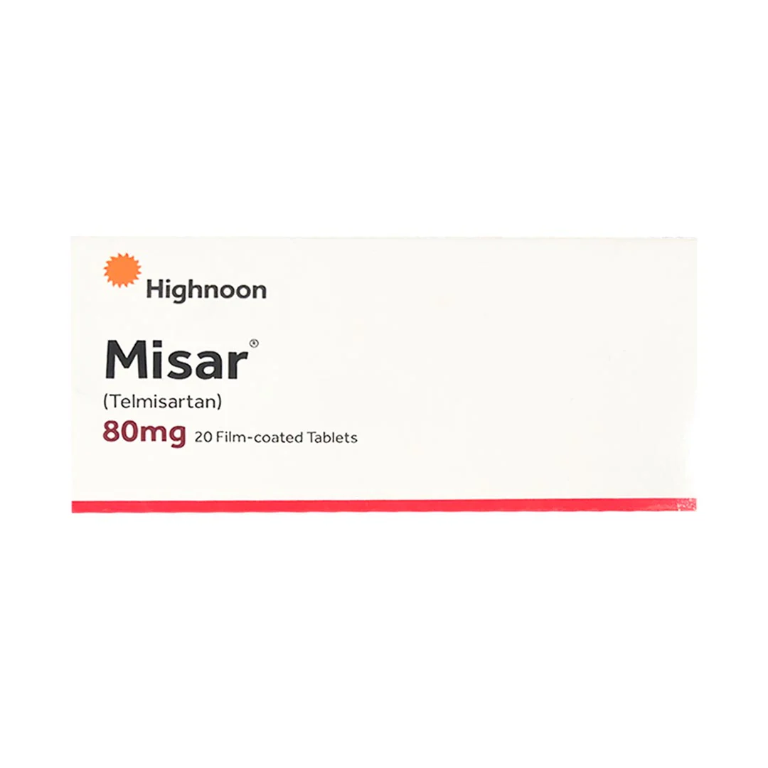 Misar (Telmisartan) 80mg, 20 Ct - Highnoon