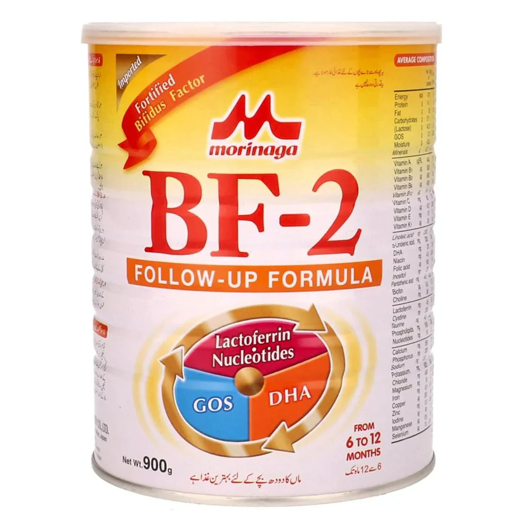 Morinaga BF-2 Follow Up Formula Milk Powder Tin Pack (400g-900g) - Image 2
