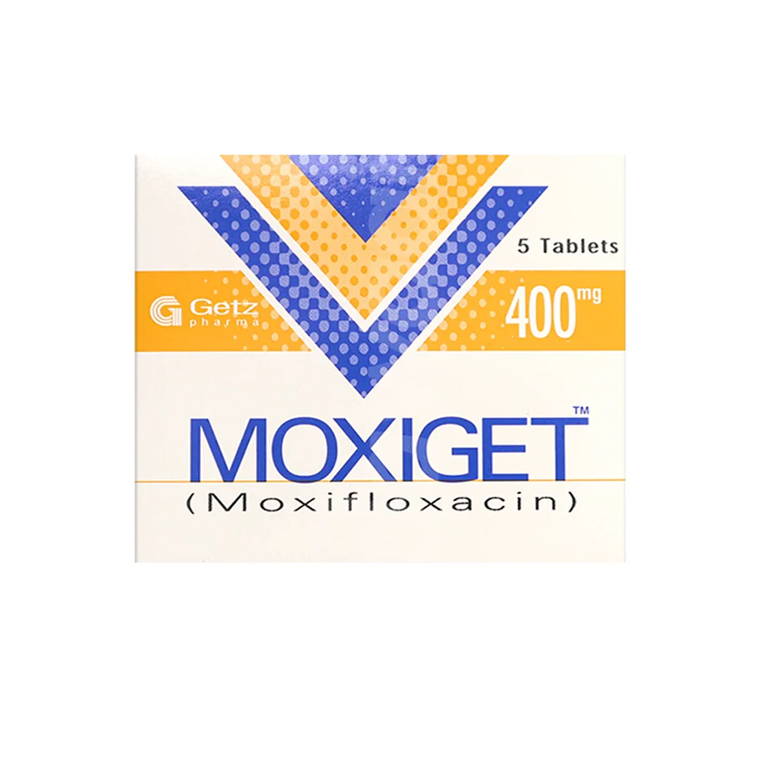 Moxiget (Moxifloxacin) 400mg, 5 Ct - Getz Pharma