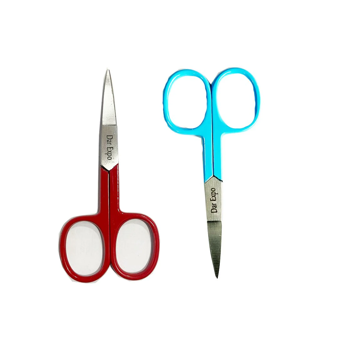 Nail Scissor Curved Colour Coated 3.5", 1 Ct - Dar Expo