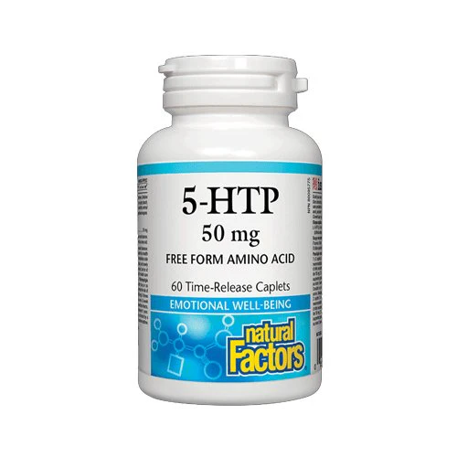 Natural Factors 5-HTP 50 mg, 60 Ct