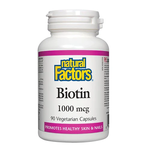 Natural Factors Biotin 1000 mcg, 90 Ct