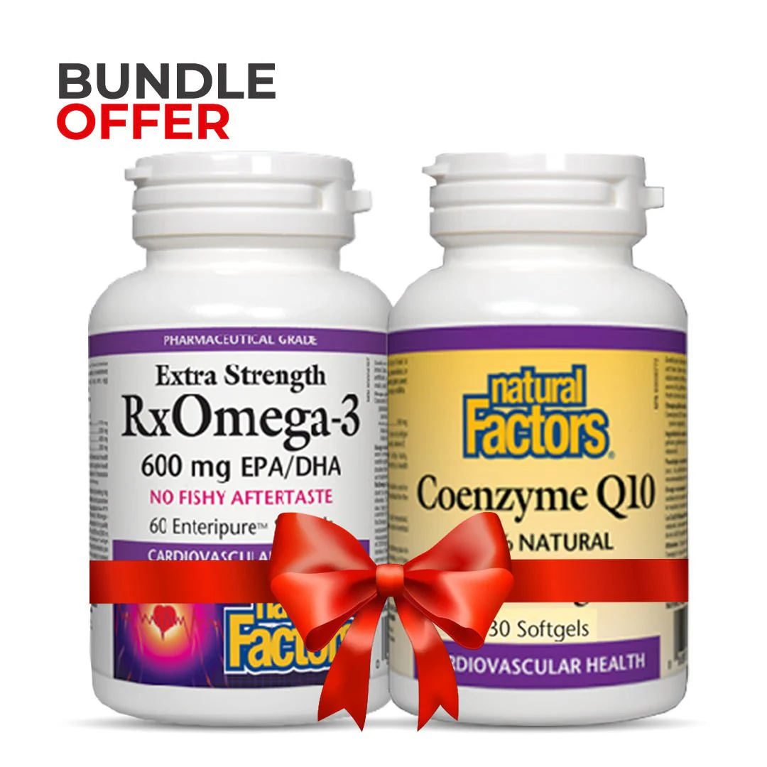 Bundle Pack - Natural Factors RxOmega-3 + Coenzyme CoQ10