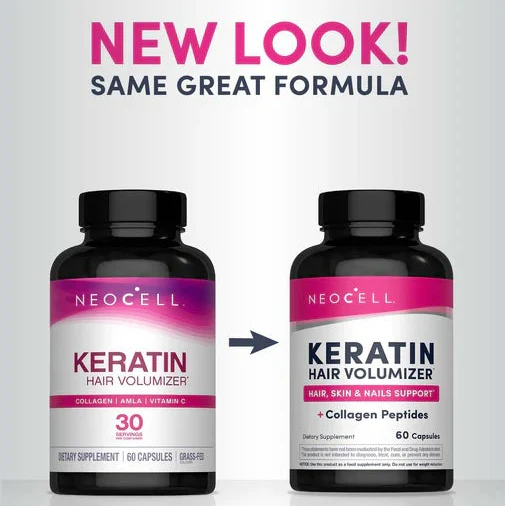 NeoCell Keratin Hair Volumizer, 60 Ct - Image 2