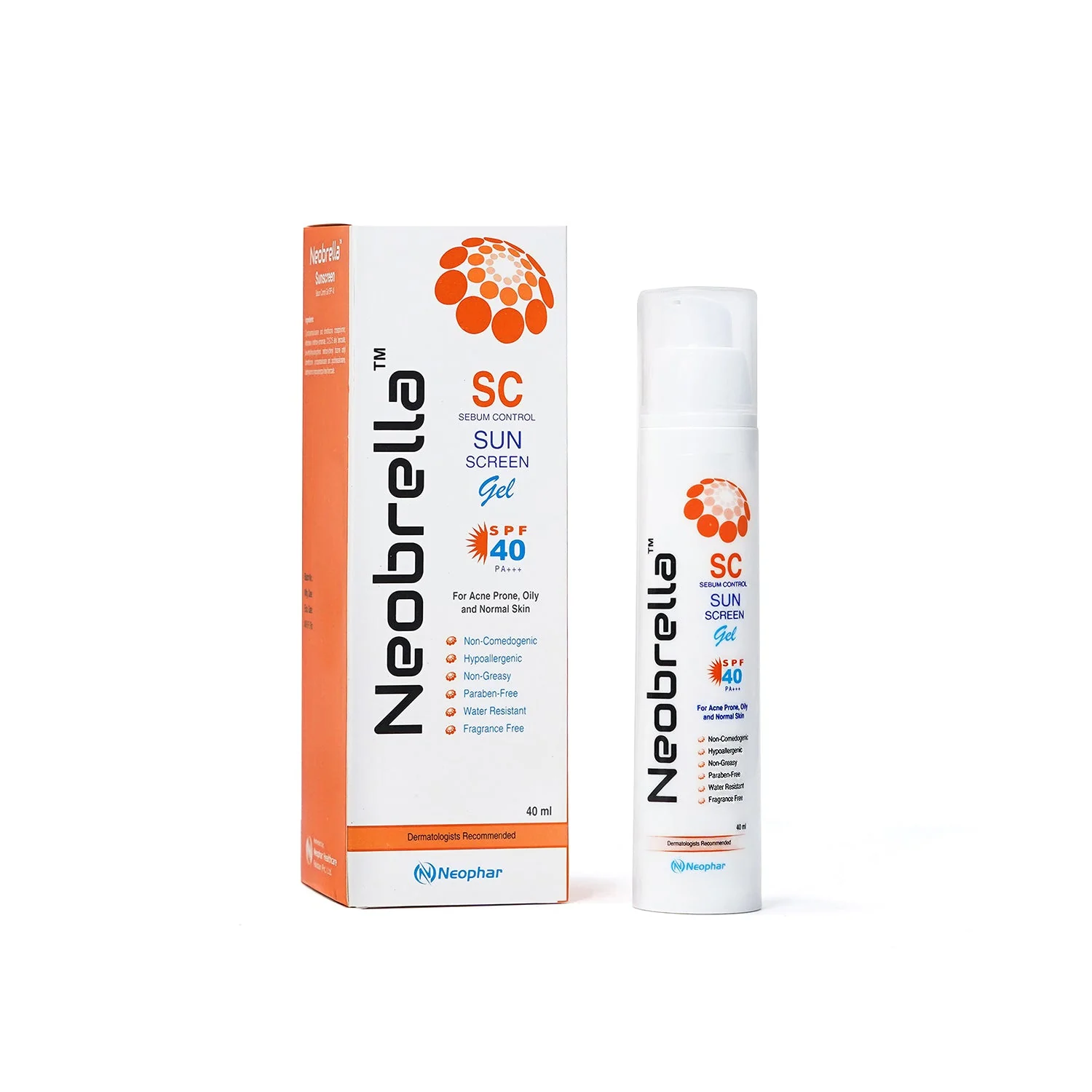 Neophar Neobrella Sun Screen Gel SPF 40, 40ml