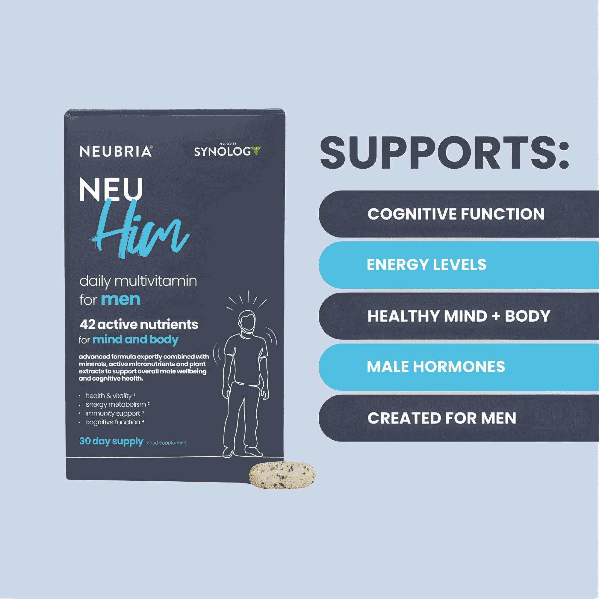 Neubria Neu Him Multivitamin For Men, 30 Ct - Image 3