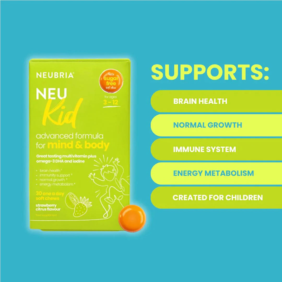 Neubria Neu Kid Multivitamin Plus Omega-3 Soft Chews, 30 Ct - Image 3