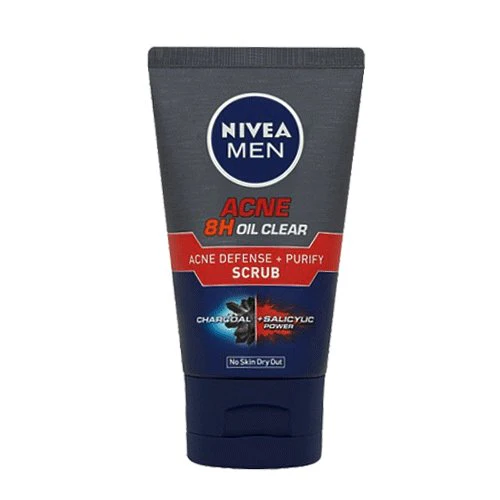 Nivea Men Acne 8H Oil Clear Acne Defense + Purify Scrub