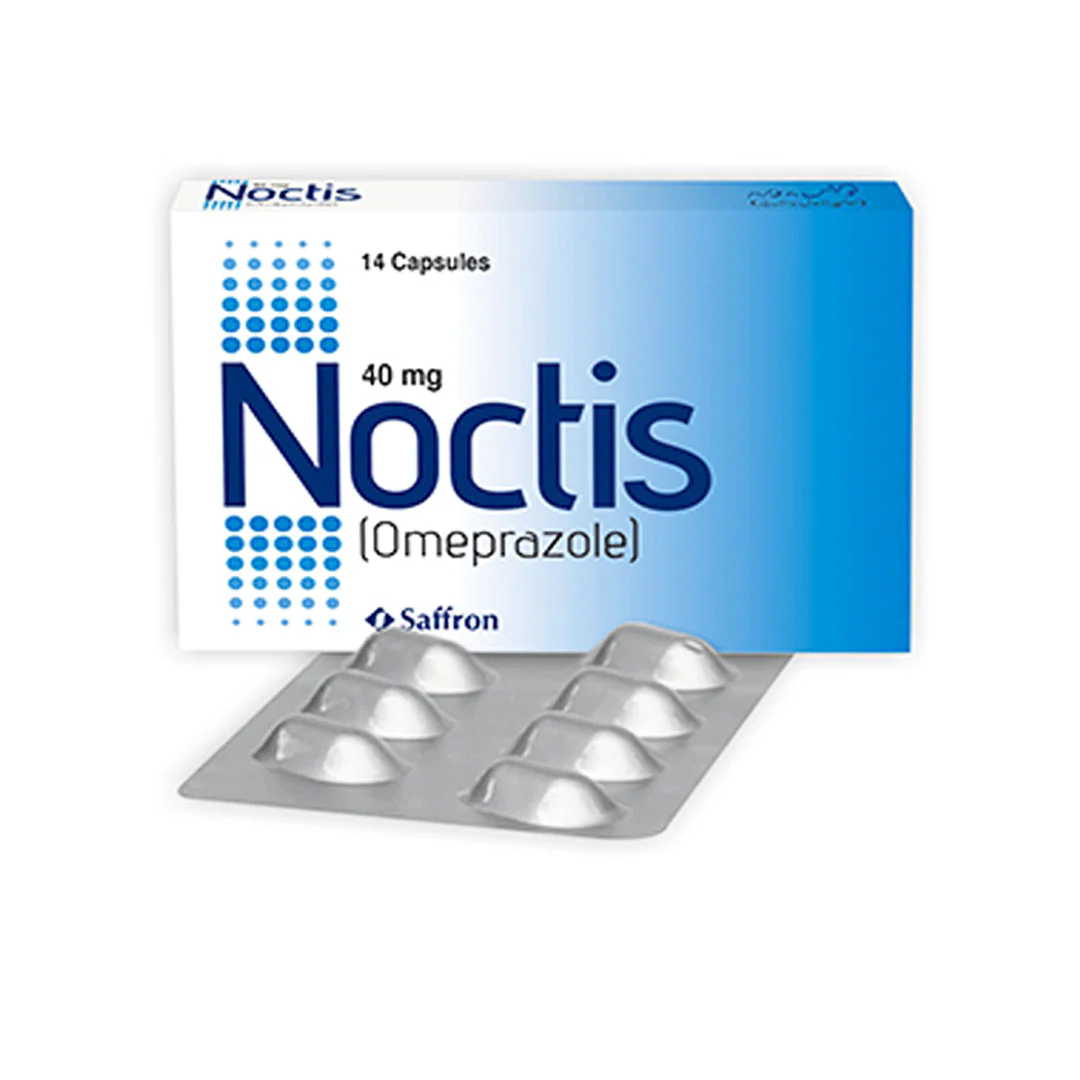 Noctis (Omeprazole) 40mg, 14 Ct - Saffron