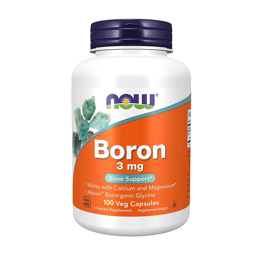 NOW Boron 3 mg, 100 Ct