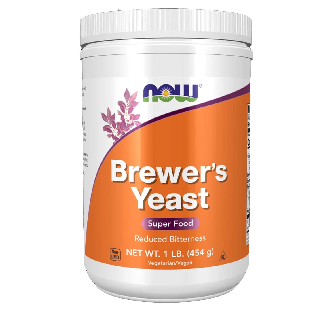 NOW Brewer's Yeast Powder, 454g