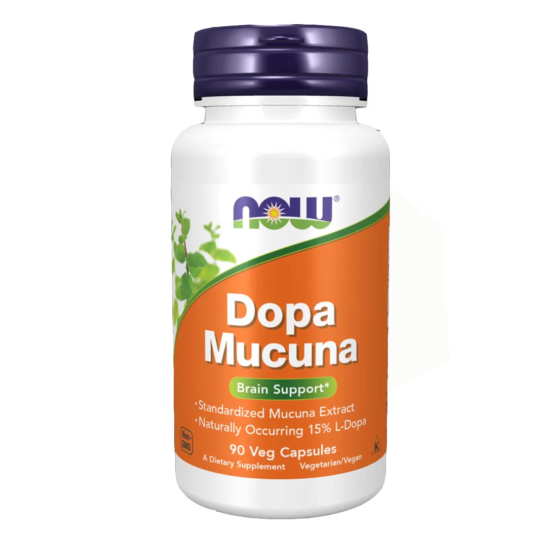 NOW Dopa Mucuna, 90 Ct