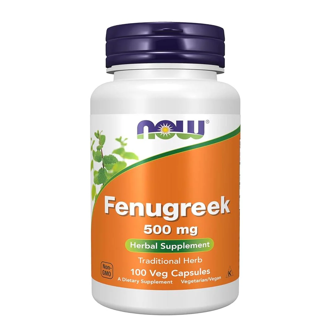 NOW Fenugreek 500mg, 100 Ct