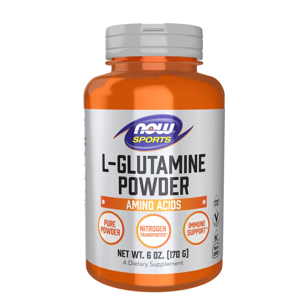 NOW Sports L-Glutamine Powder, 170g